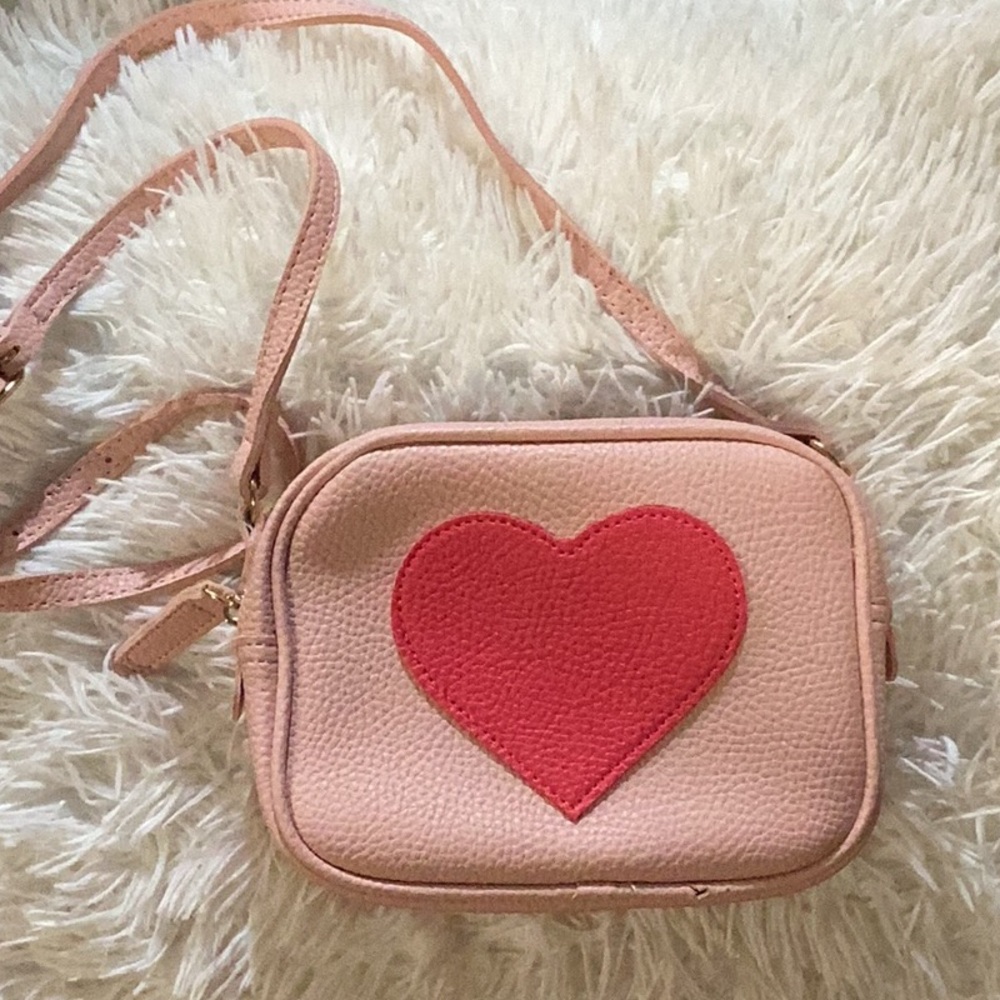Girl Pink Heart Purse